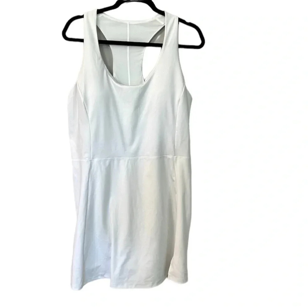 J. Crew Women's White Active CloudStretch Side-Split Sports Dress Size XL NWT
